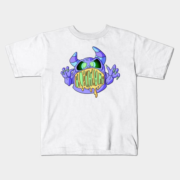 Hold My Cheeseburger Monster Kids T-Shirt by MorenoArtwork